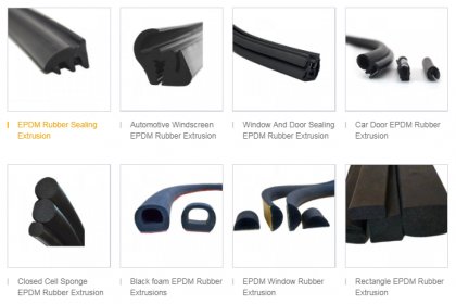 EPDM rubber can be applied to below 120 °C environment