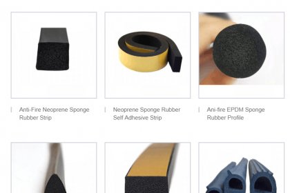 High quality foam extrusion rubber features