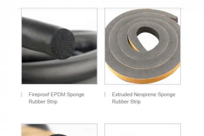 Sponge rubber EPDM extrusion profile